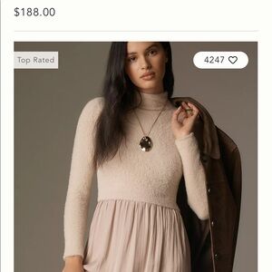 Anthropolgie Thea Twofer Dress